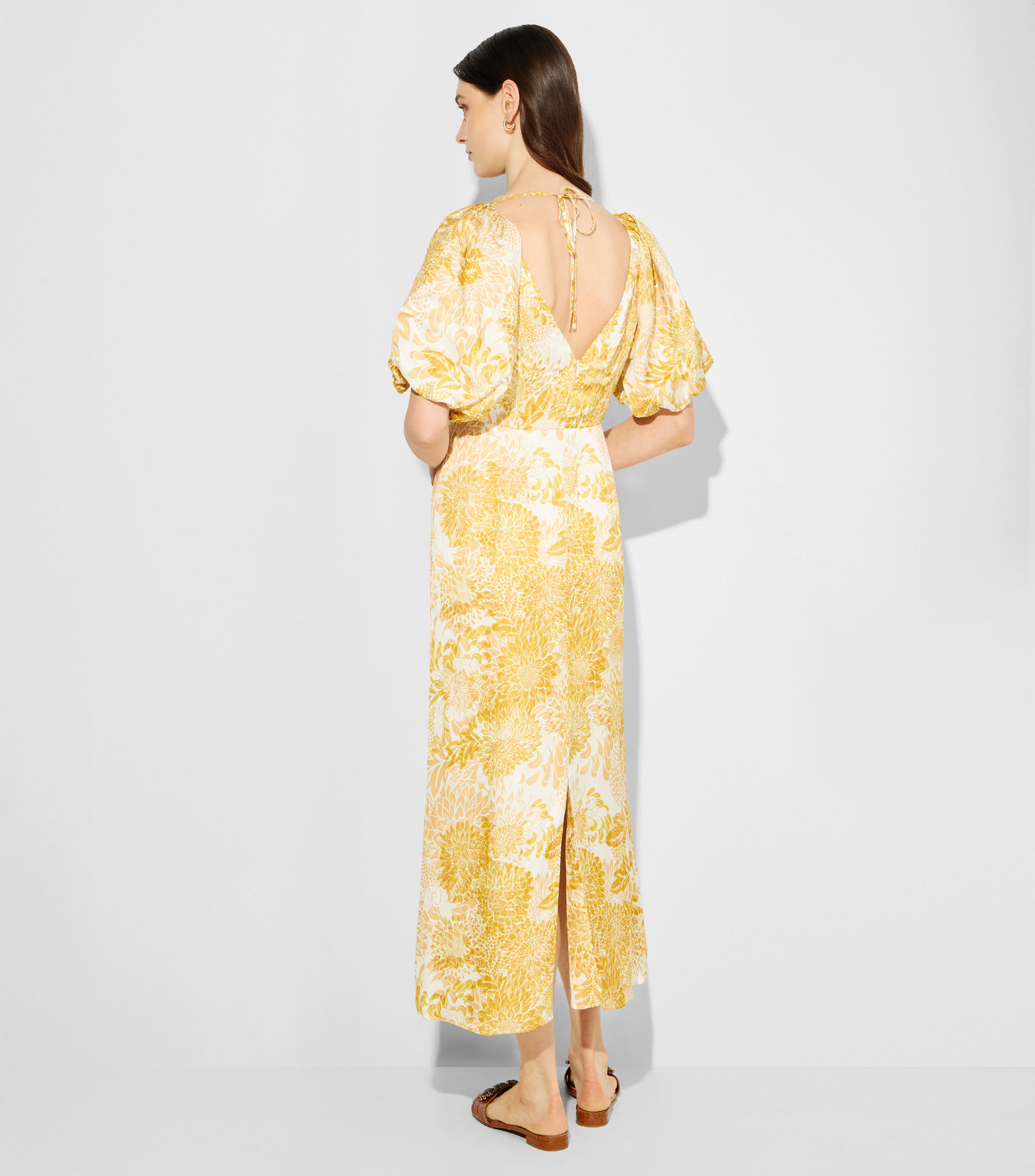 Vestido largo estampado Verafol Mujer